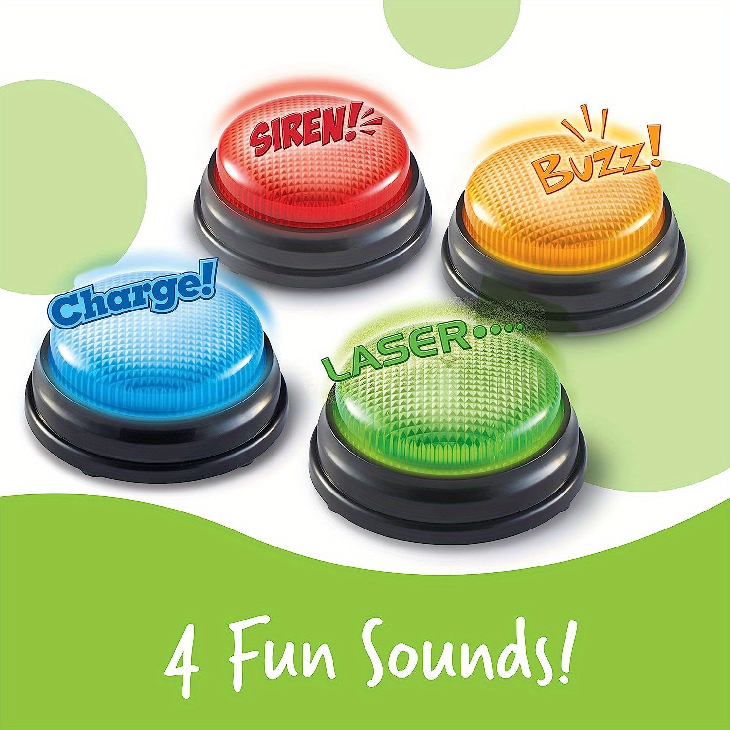 Kids Toys Return Gift - 4 ชิ้นไฟและเสียง Buzzers ของเล่น, Creative Party