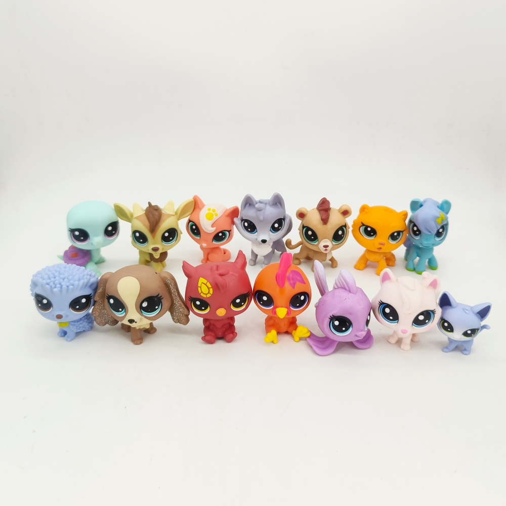 Kids Toys Dog - ของตกแต่งตั้งโต๊ะรูปสัตว์น่ารักสไตล์วินเทจ ตุ๊กตาหัวโยกตาโต แมว สุนัข เต่า ของสะสม