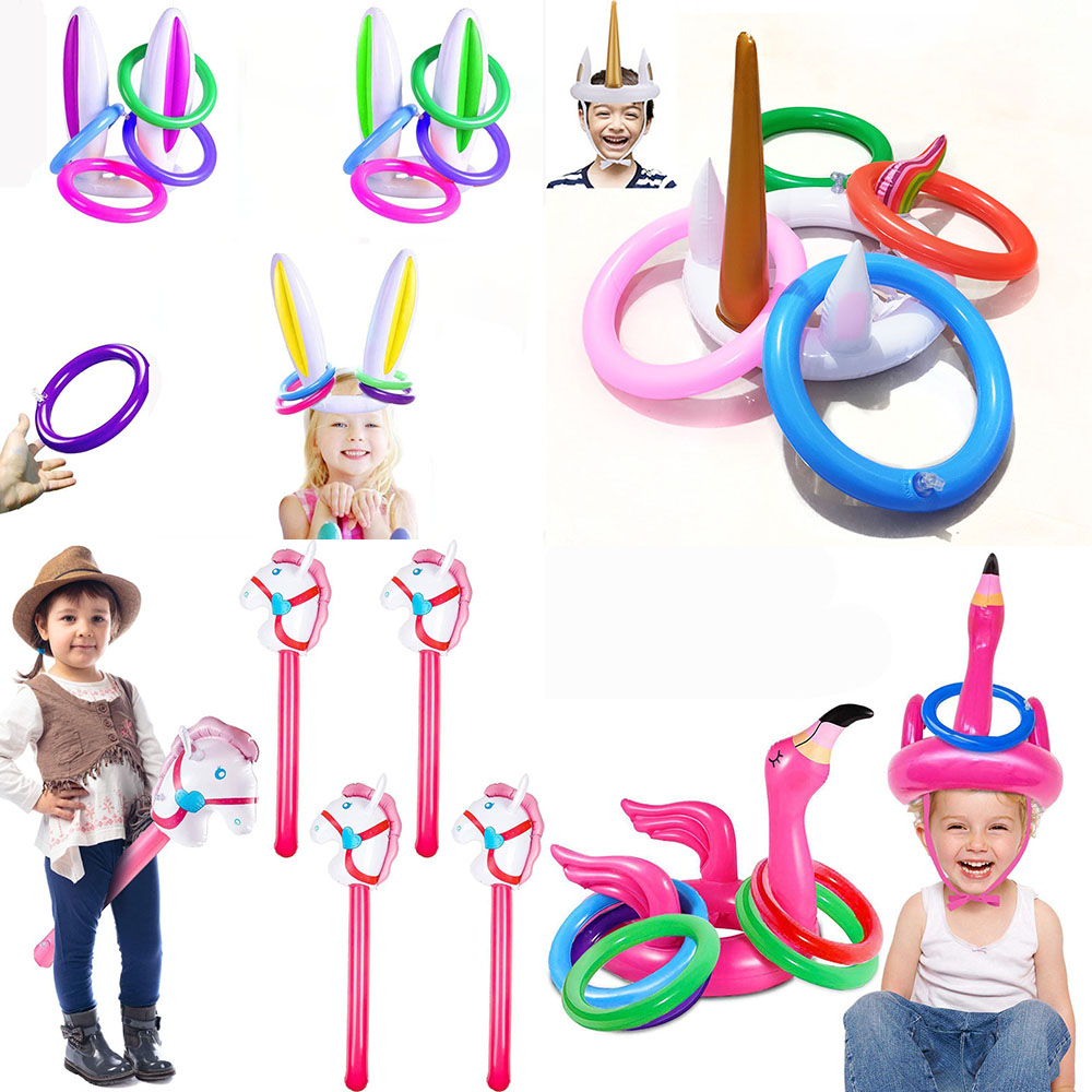 Kids Toys Horse - ลูกโป่งรูปม้าเป่าลมรูปม้ายูนิคอร์นแบบแท่งยาวสำหรับปาร์ตี้วันเกิดของขวัญสำหรับเด็กเกม