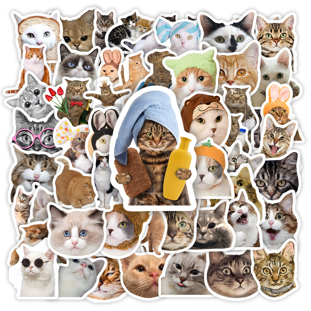 Kids Toys Clipart - น่ารักแมวตลก Clipart สติกเกอร์ DIY ของขวัญของเล่นเด็กรูปลอกสําหรับแล็ปท็อปโทรศัพท์สมุดภาพกระเป๋าเดินทางขวดตกแต่งตู้เย็นกันน้ํา