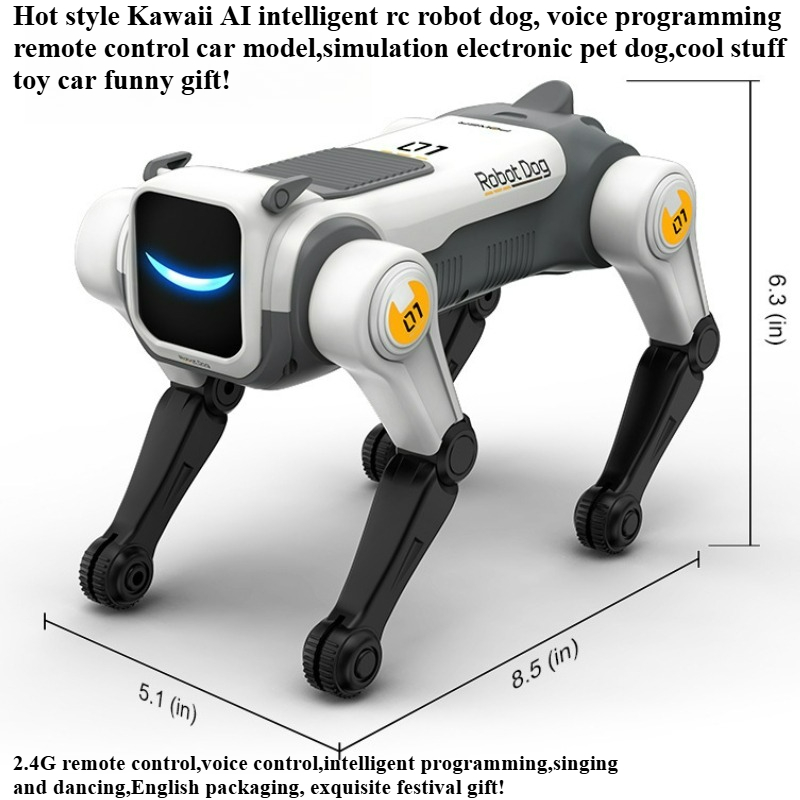 Kids Toys Dog - ของเล่นสุดเท่ รถของเล่น ของขวัญสุดฮา-สุนัขหุ่นยนต์ AI อัจฉริยะสุดน่ารัก ควบคุมด้วยรีโมท