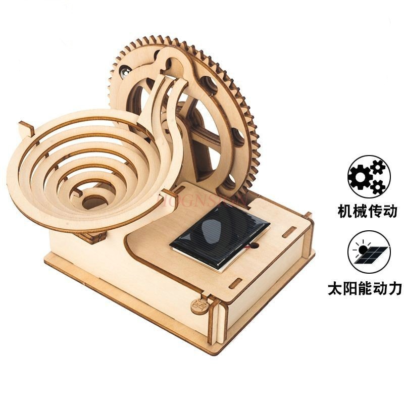 Marble Run Set - พลังงานแสงอาทิตย์ไม้ Marble Run สําหรับเด็ก 8-12 -
