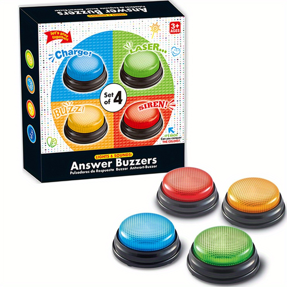 4 ชิ้นไฟและเสียง Buzzers ของเล - Kids Toys Return Gift บทวิจารณ์และราคา