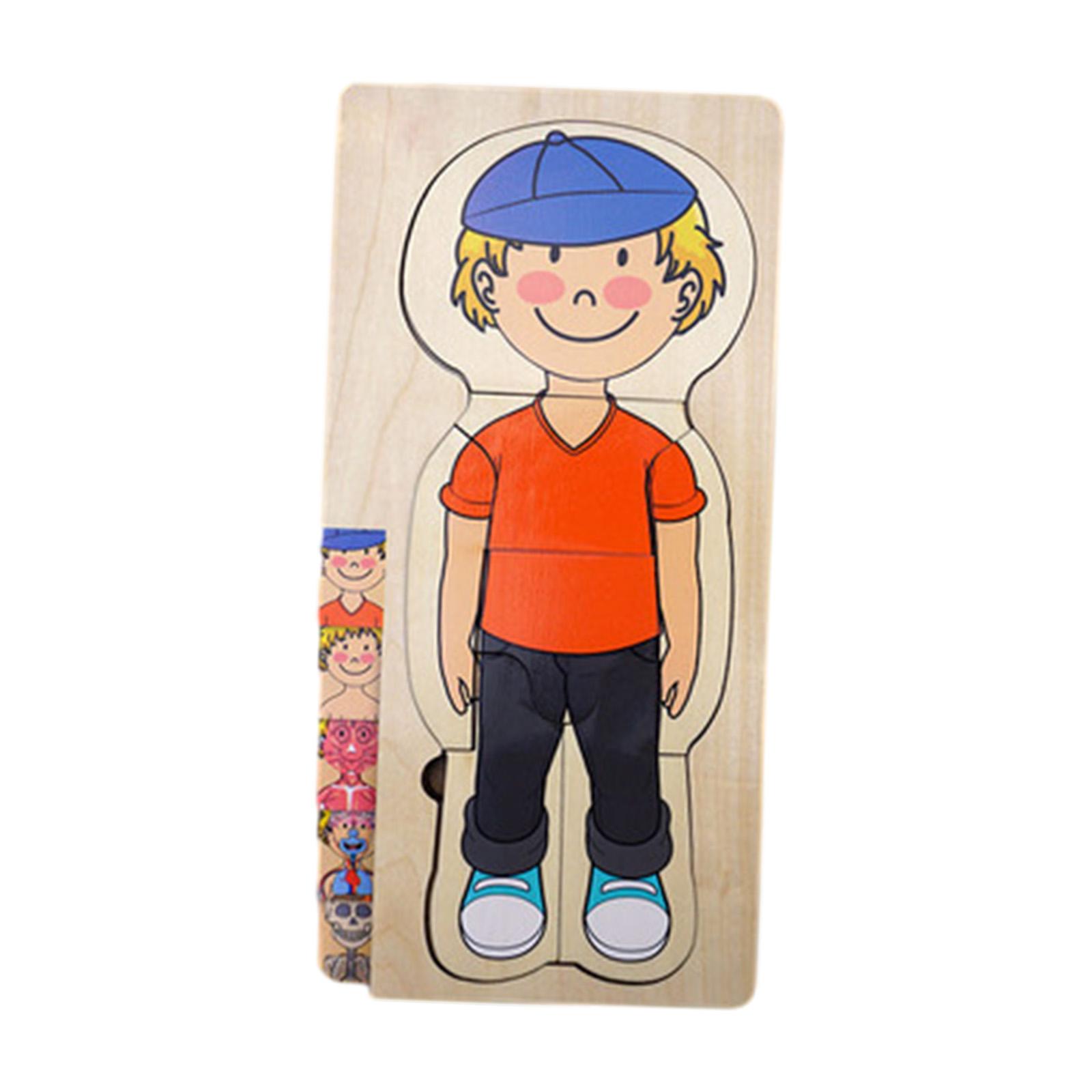 ของเล่นจิ๊กซอว์รูปทรงร่างกายมน - Kids Toys In Store บทวิจารณ์และราคา