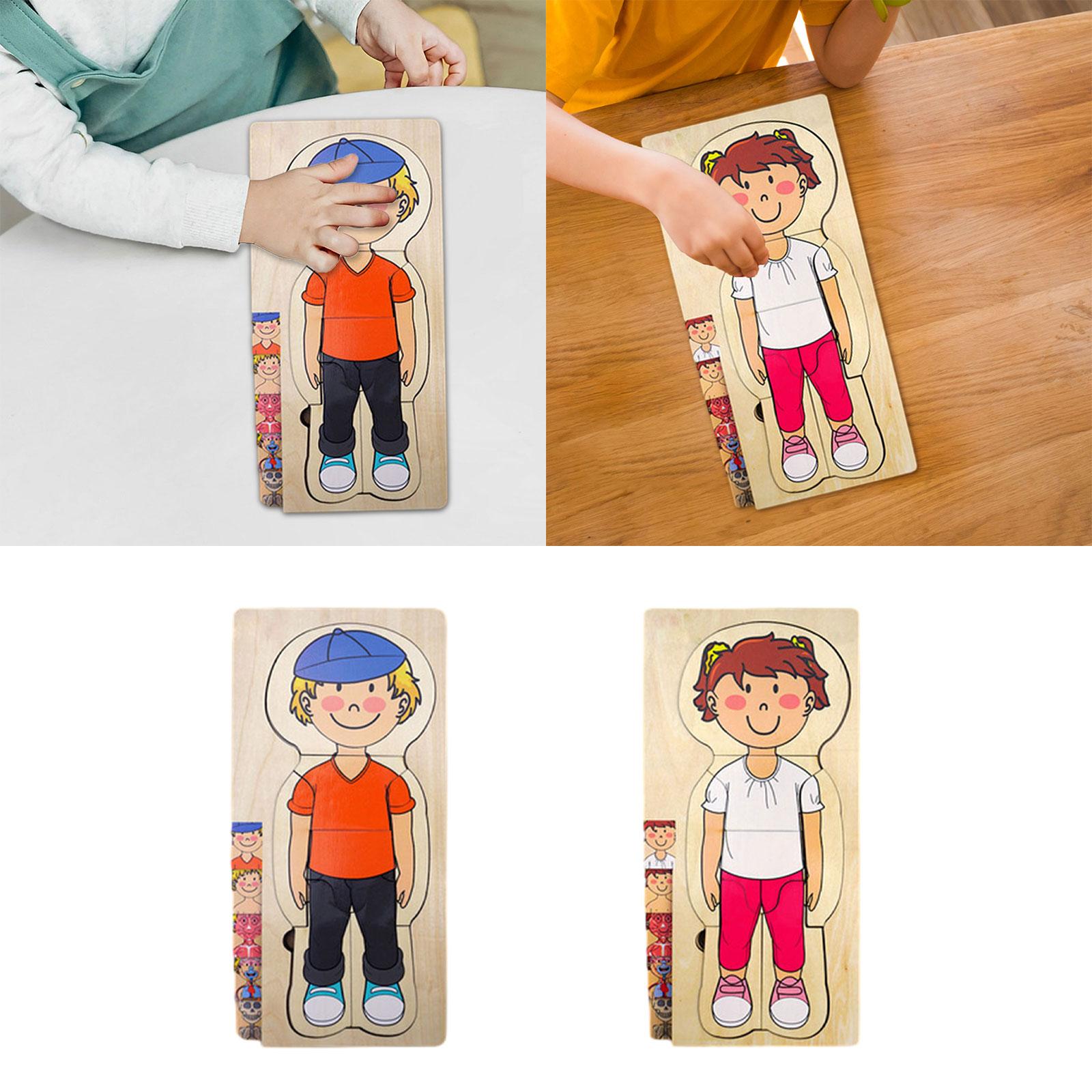 ของเล่นจิ๊กซอว์รูปทรงร่างกายมน - Kids Toys In Store บทวิจารณ์และราคา