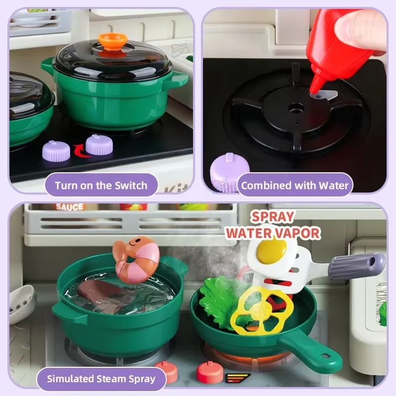 ชุดครัวจำลองขนาดใหญ่ 90 ซม. สำ - Kids Toys Return Gift บทวิจารณ์และราคา