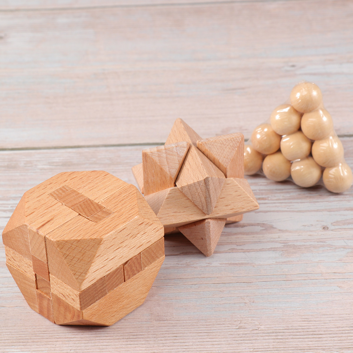 ชุดปริศนาพีระมิดไม้ 1 ชุด สำหร - Wooden Puzzle Kids บทวิจารณ์และราคา