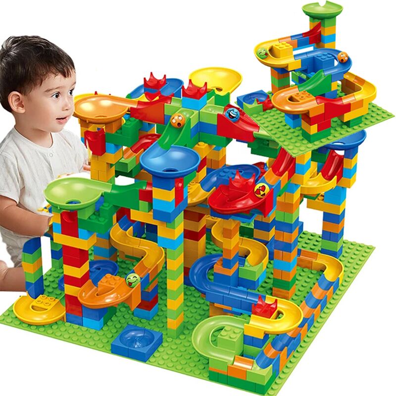 84-504PCS Marble Race Run Bloc - Marble Run Set บทวิจารณ์และราคา