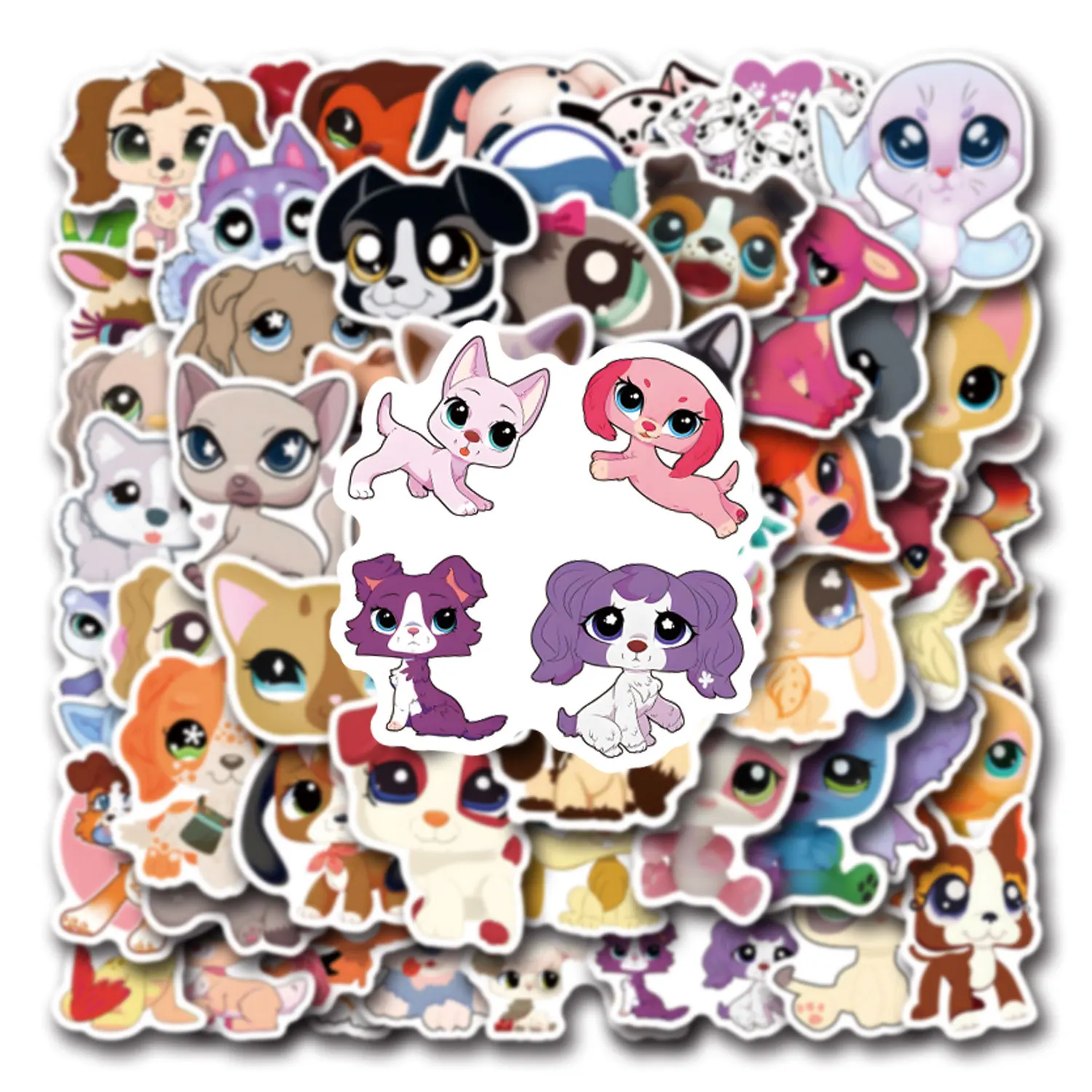 สติกเกอร์การ์ตูนน่ารักลายกราฟฟ - Kids Toys Shop บทวิจารณ์และราคา