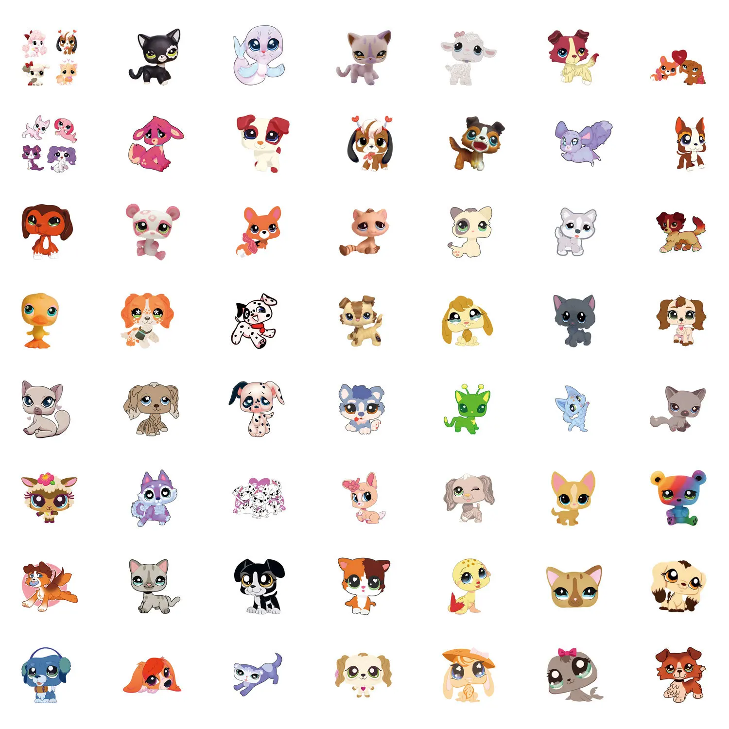 สติกเกอร์การ์ตูนน่ารักลายกราฟฟ - Kids Toys Shop บทวิจารณ์และราคา