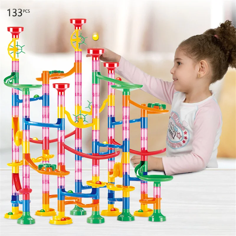 ของเล่นลูกบอลเขาวงกต 3 มิติ 50 - Marble Run Set บทวิจารณ์และราคา
