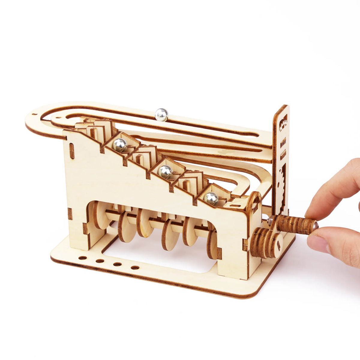 ปริศนาไม้ 3 มิติวิ่งหินอ่อนเกล - Marble Run Set บทวิจารณ์และราคา