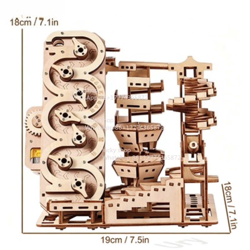 ชุดของเล่นรางลูกแก้ว 3 มิติ แบ - Marble Run Set บทวิจารณ์และราคา