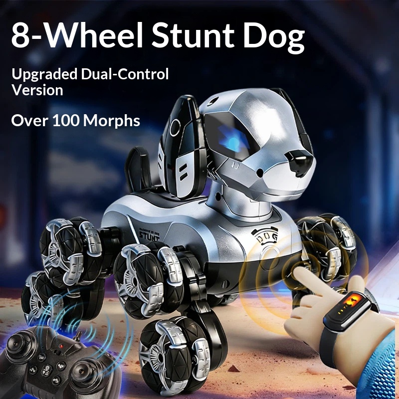 หุ่นยนต์สุนัข RC แบบใหม่ 8 ล้อ - Kids Toys Dog บทวิจารณ์และราคา