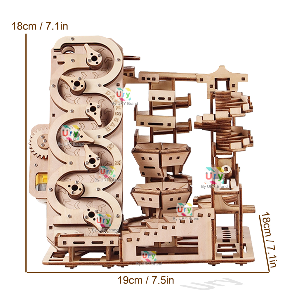 ชุดของเล่นรางลูกแก้ว 3 มิติ แบ - Marble Run Set บทวิจารณ์และราคา