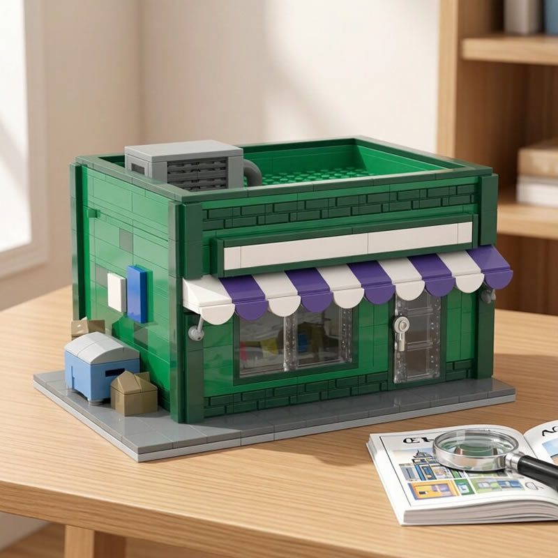 ตัวต่อ MOC ร้านค้าขนาดเล็กแบบโ - Kids Toys In Store บทวิจารณ์และราคา