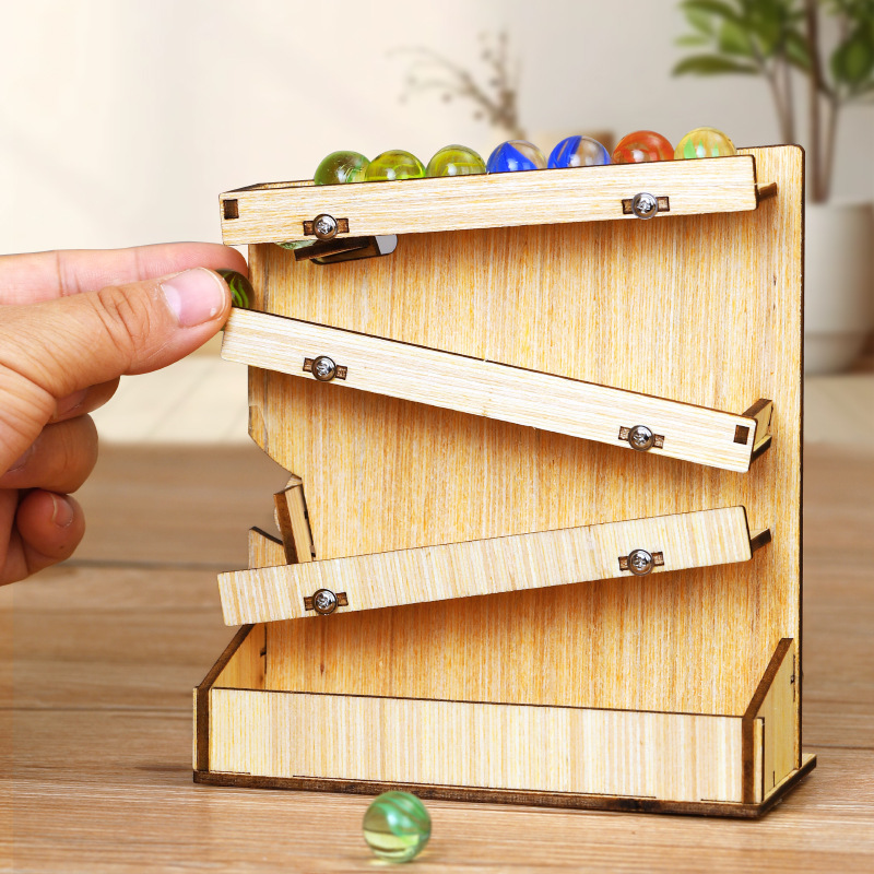 ชุดสร้างรางลูกแก้วไม้ DIY, ของ - Marble Run Set บทวิจารณ์และราคา