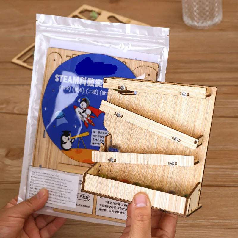 ชุดสร้างรางลูกแก้วไม้ DIY, ของ - Marble Run Set บทวิจารณ์และราคา