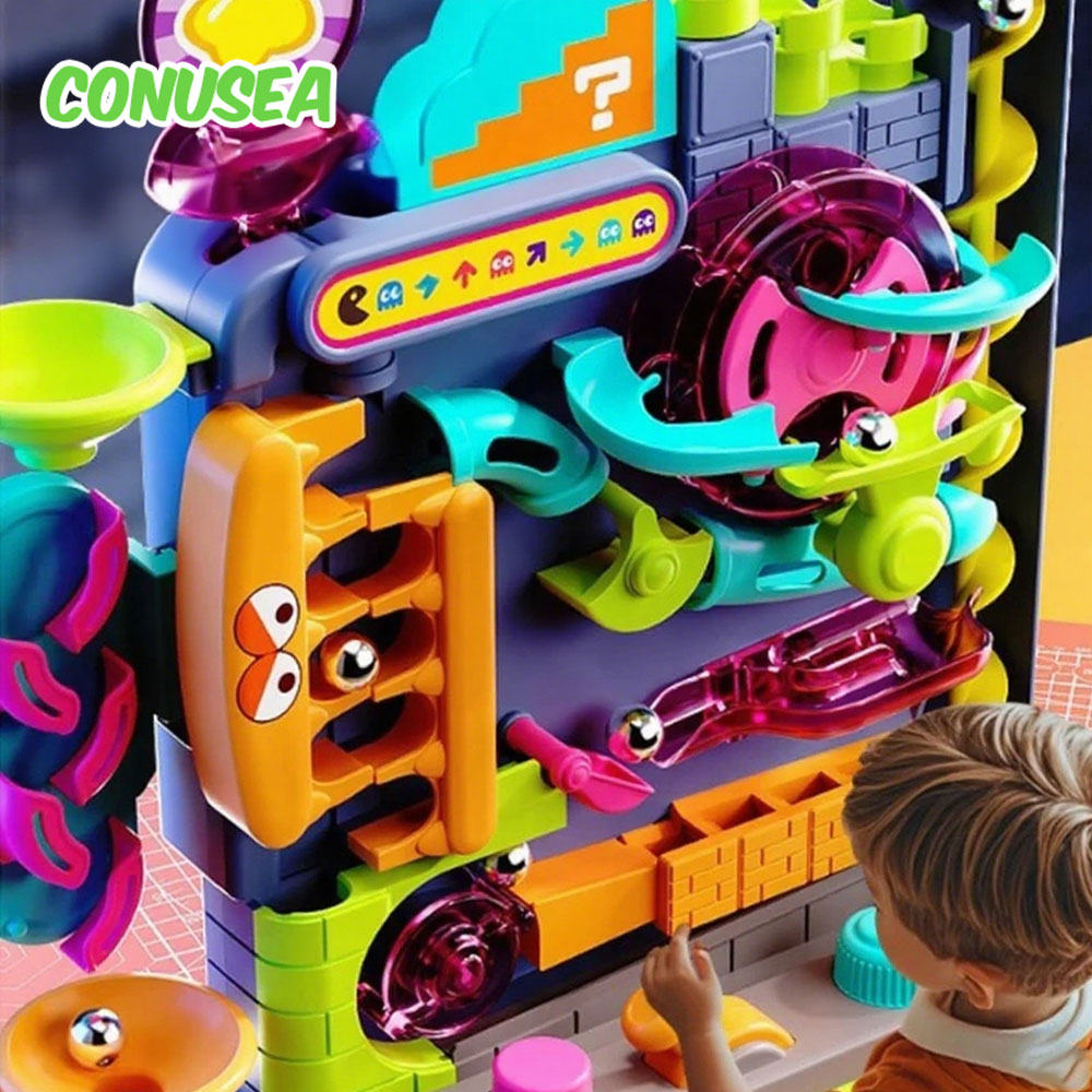 ชุดของเล่นสร้างทางวิ่งลูกบอลแบ - Marble Run Set บทวิจารณ์และราคา