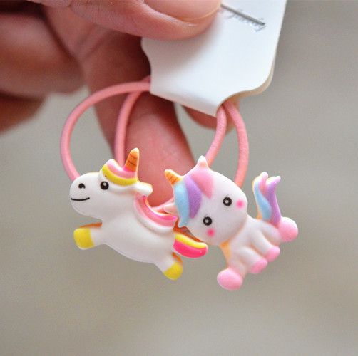 2PCS การ์ตูนน่ารักสายรุ้งม้าสี - Kids Toys Horse บทวิจารณ์และราคา