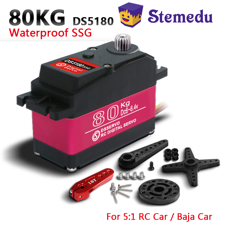 Dsservo กันน้ํา DS5180 80KG แร - Kids Toys Remote Car บทวิจารณ์และราคา