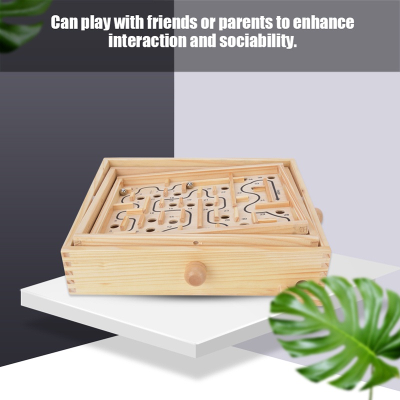 เกมกระดานฝึกสมองแบบเขาวงกตไม้ส - Wooden Puzzle Kids บทวิจารณ์และราคา